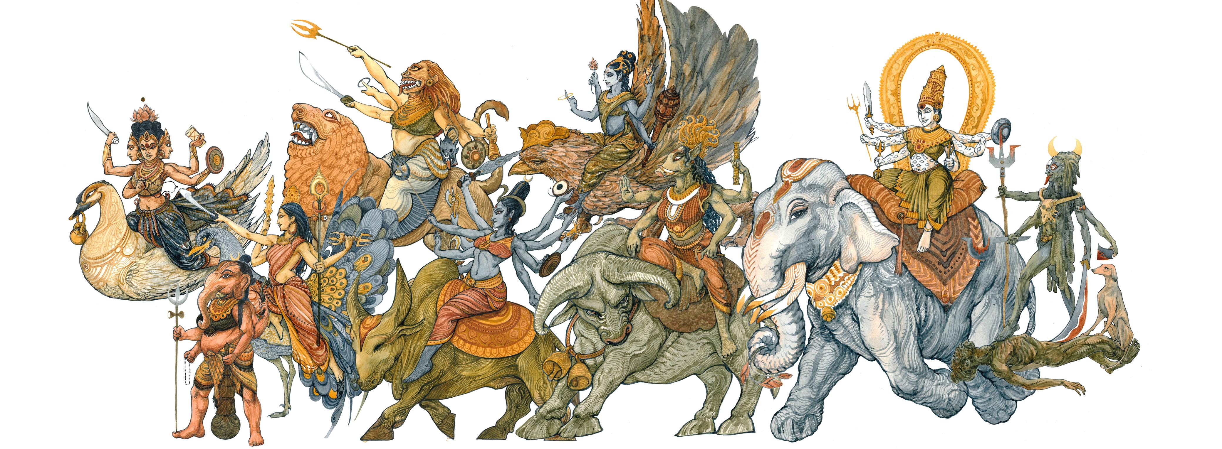 Saptamatrika procession — Harshvardhan Kadam